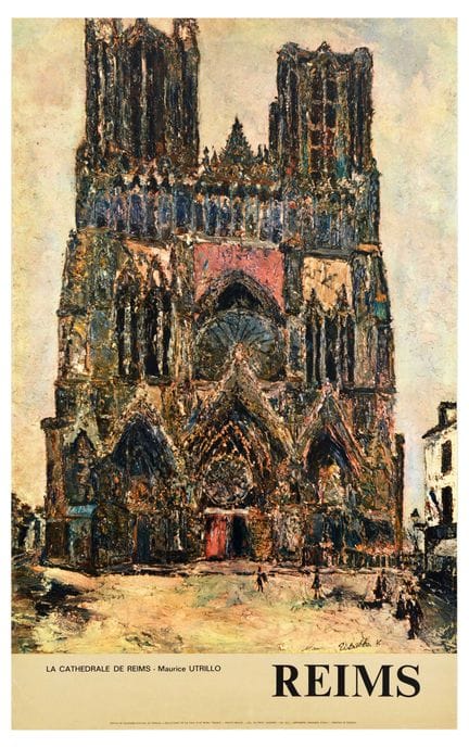 Affiche Ancienne Affiche de voyage vintage origina