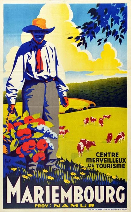 Affiche Ancienne Original vintage travel poster fo