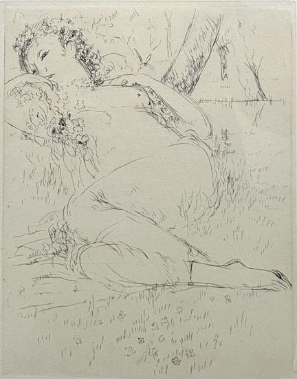 André DUNOYER DE SEGONZAC (1884-1974)
Nu étendu
Ea