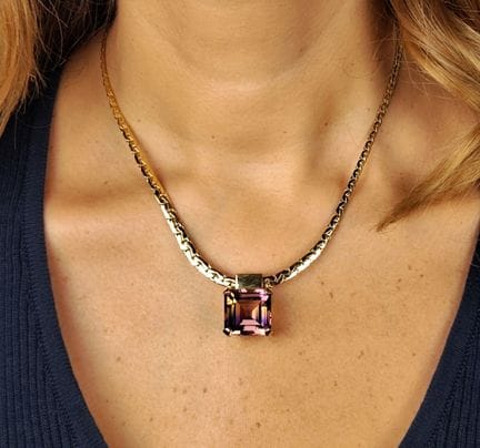 Collier en or jaune 750 millièmes constitué d'une 