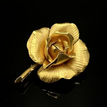 Georges LENFANT pour G.R LECOMTE
Broche clip en or