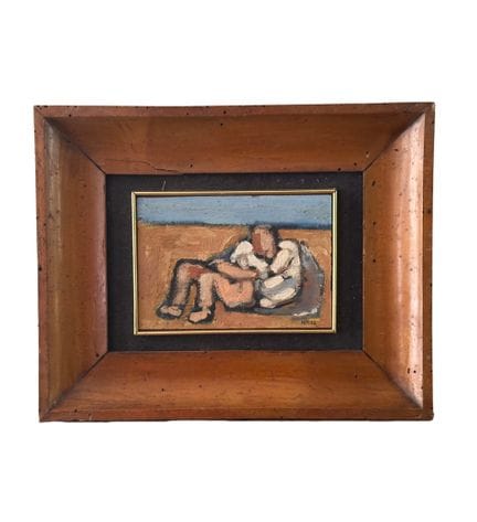 EMILIO NOTTE
Ölgemälde auf kleiner Holztafel, ital