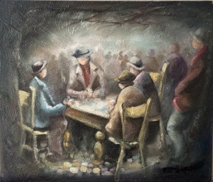 ANONYM
Ölgemälde auf Holztafel, 20. Jahrhundert, i