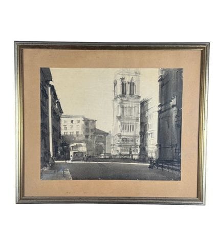 ANONYME
Peinture mixte sur papier, 20e siècle, éco