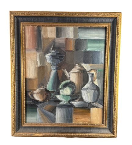 匿名
20世纪意大利画派布面油画，描绘静物。含画框尺寸：65x75 厘米。画框内尺寸：50x60 厘