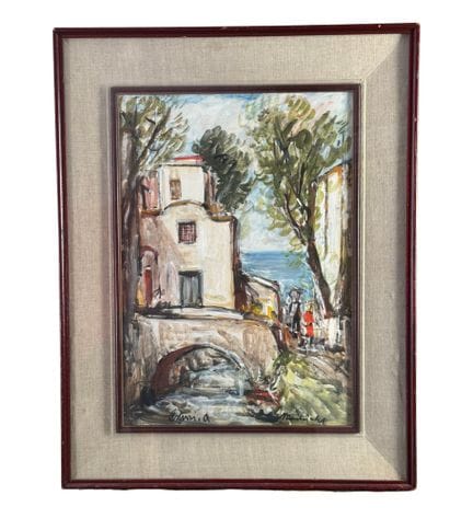 ANTONIO ASTURI
Acrylgemälde auf Karton, 20. Jahrhu