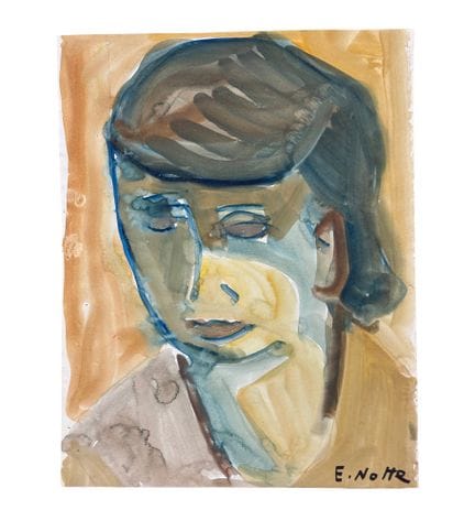 EMILIO NOTTE
Acrylzeichnung auf Papier, italienisc