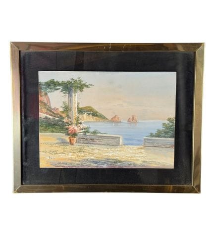 UNIDENTIFIED SIGNATURE
Watercolor on paper, 20th c