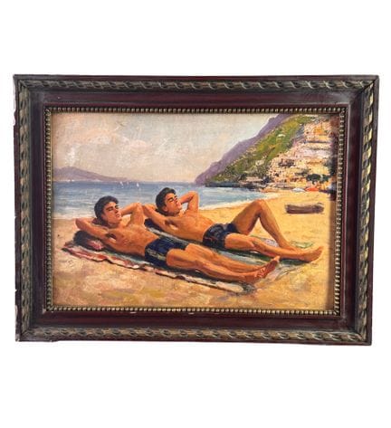 ITALIENISCHE SCHULE
Acrylgemälde auf Karton, 20. J