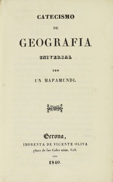 1840.  
 LIVRE.  
 (GÉOGRAPHIE).  
 CATÉCHISME DE 