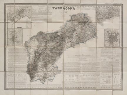 1858.  
 CARTE.  
 (TARRAGONE).  
 COELLO, FRANCIS