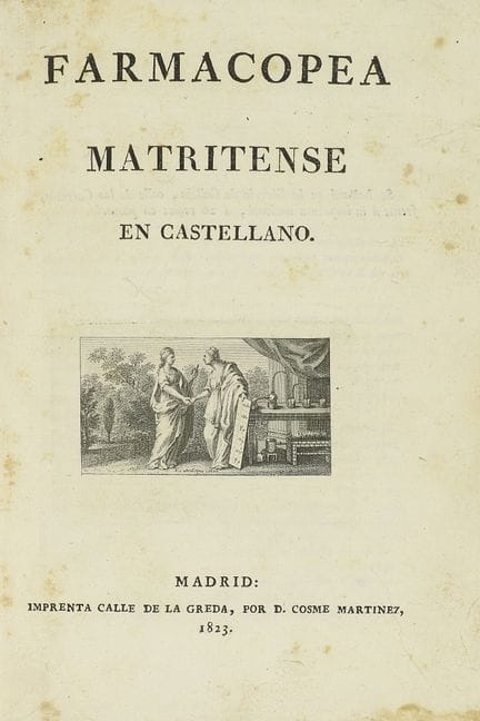 1823.  
 LIBRO.  
 (MEDICINA).  
 FARMACOPEA MATRI