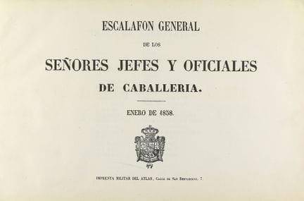 1858.  
 LIVRE.  
 (MILITARIA).  
 TABLEAU GÉNÉRAL