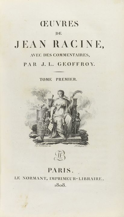 1808.  
 LIVRE.  
 (LITTÉRATURE).  
 RACINE, JEAN 