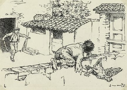 1931.  
 ŒUVRE ORIGINALE.  
 DESSIN ORIGINAL À L'E