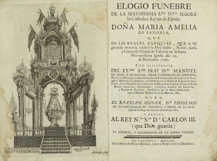 1761.  
 LIVRE.  
 (FUNÉRAILLES).  
 ÉLOGE FUNÈBRE