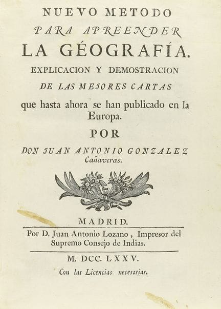 1775.  
 LIVRE.  
 (GÉOGRAPHIE).  
 GONZALEZ, ANTO