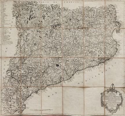 1816.  
 CARTE.  
 (CATALOGNE).  
 LÓPEZ, TOMÁS :.
