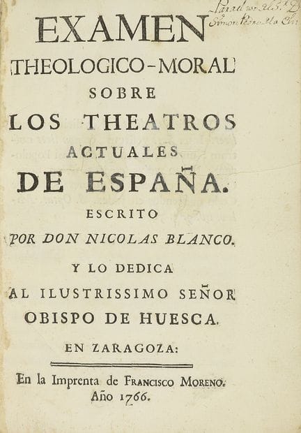1766.  
 LIVRE.  
 (MORAL).  
 BLANCO, NICOLAS :. 