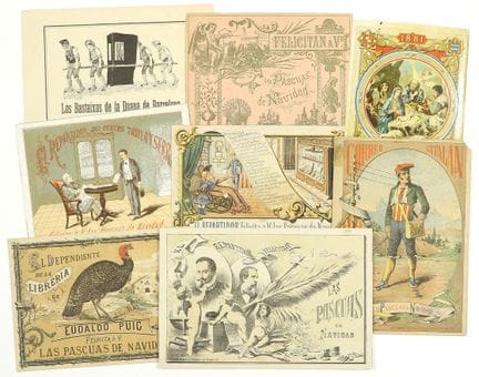 Vers 1900  
 CARTES POSTALES.  
 LOT DE 8 CARTES D