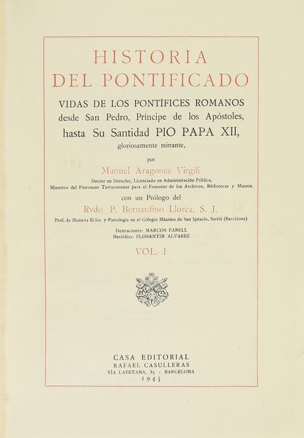 1946.  
 LIVRE.  
 (HISTOIRE – CATHOLICISME).  
 A