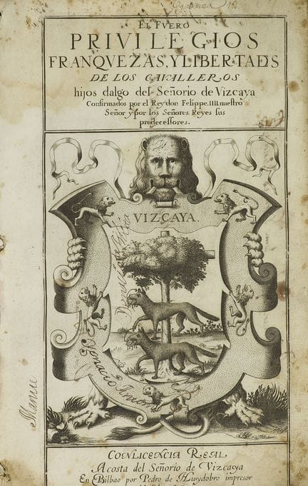 1643.  
 LIBRO.  
 (DERECHO-VIZCAYA).  
 EL FUERO.