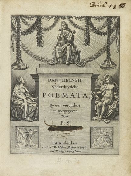 1616.  
 LIVRE.  
 (EMBLÈMES).  
 HEINSII, DAN :. 