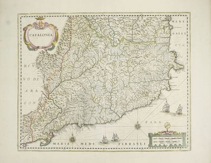 Vers 1647  
 CARTE.  
 (CATALOGNE).  
 [JANSSONIUS