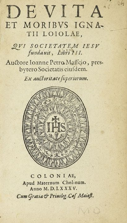 1585.  
 LIVRE.  
 (SCIENCES HUMAINES - HAGIOGRAPH