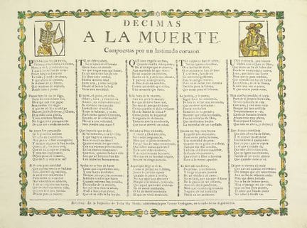 XIXe siècle.  
 BROCHURES.  
 (CORDEL).  
 DÉCIMES