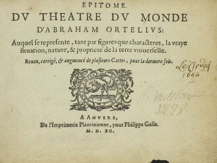 1590.  
 LIVRE.  
 (ATLAS).  
 ORTELIUS, ABRAHAM :