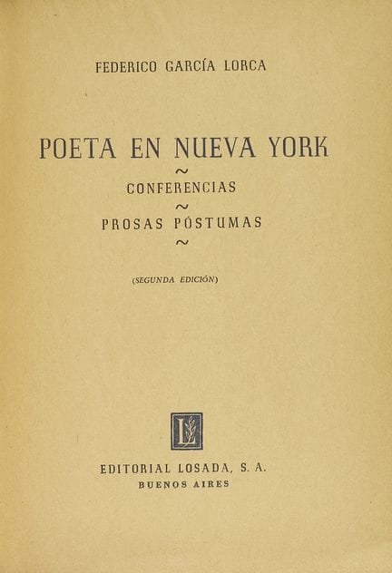 1944.  
 BOOK.  
 (LITERATURE—GEN 27).  
 GARCÍA L