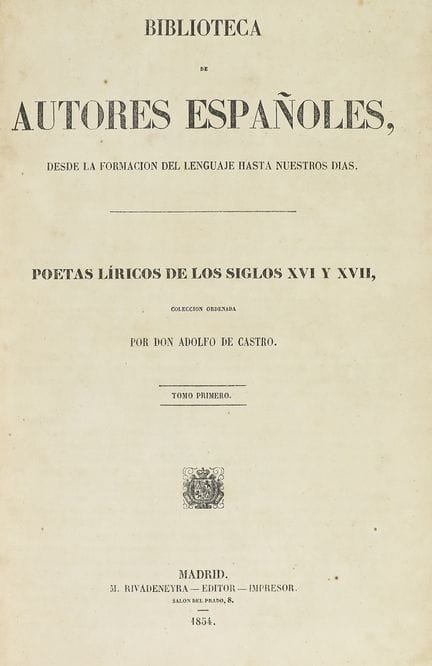 1854-1858.  
 LIVRE.  
 (LITTÉRATURE ESPAGNOLE).  