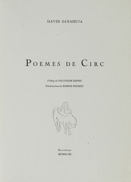 1948.  
 LIBRO.  
 (BIBLIOFILIA).  
 SANAHUJA, DAV
