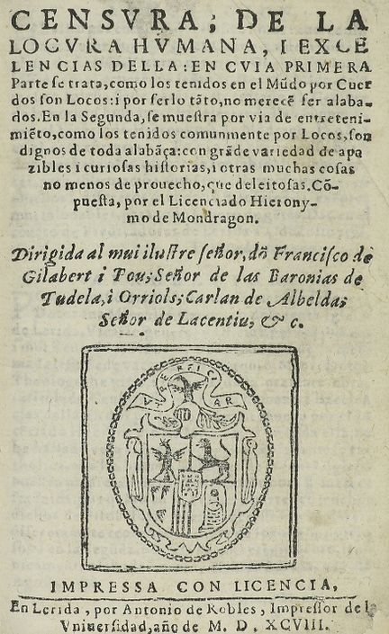 1598.  
 LIVRE.  
 (LITTÉRATURE CASTILLANE).  
 MO