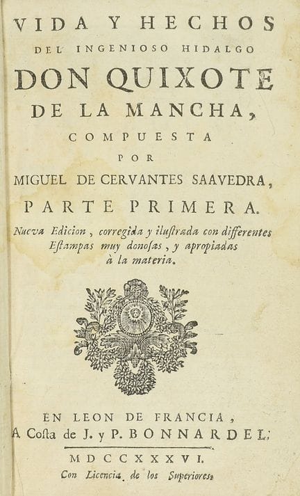 1736.  
 BOOK.  
 (CERVANTINA).  
 CERVANTES SAAVE