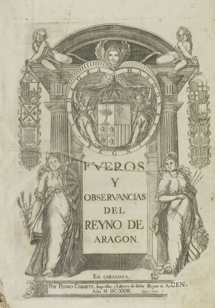 1624.  
 LIBRO.  
 (DERECHO- ARAGÓN).  
 FUEROS Y 