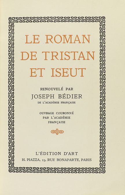 1929.  
 LIVRE.  
 (LITTÉRATURE-RELIURE).  
 LE RO