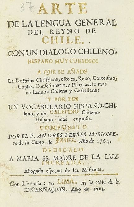 1765.  
 LIVRE.  
 (LANGUES AUTOCHTONES).  
 FEBRE