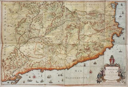 1707.  
 CARTE.  
 (CATALOGNE).  
 DUVAL ; PLACIDE