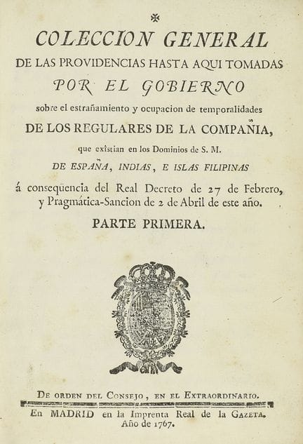 1767.  
 LIBRO.  
 (DERECHO-INDIAS).  
 COLECCION 