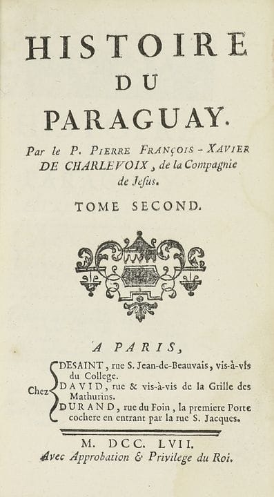1757.  
 LIVRE.  
 (HISTOIRE).  
 CHARLEVOIX, PIER