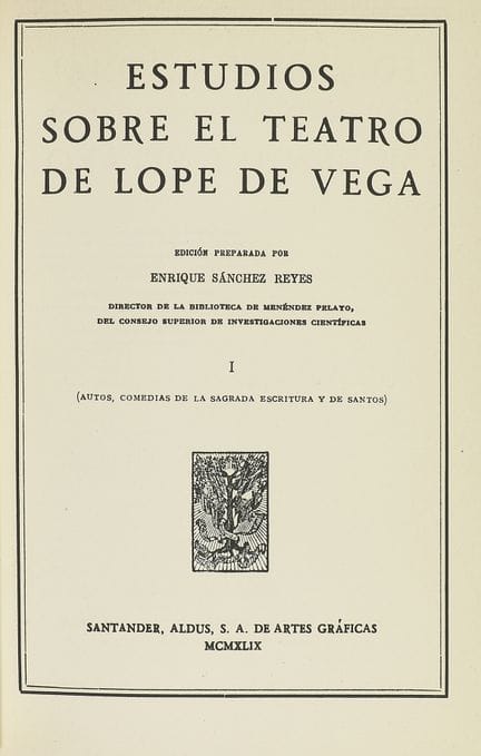 Vers 1941-1958  
 LIVRE.  
 (LITTÉRATURE ESPAGNOLE