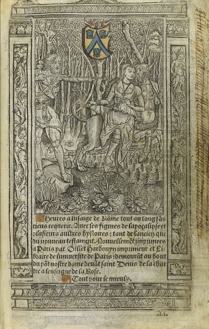 Vers 1510  
 LIVRE.  
 (GOUTHIQUE – LIVRE D’HEURES