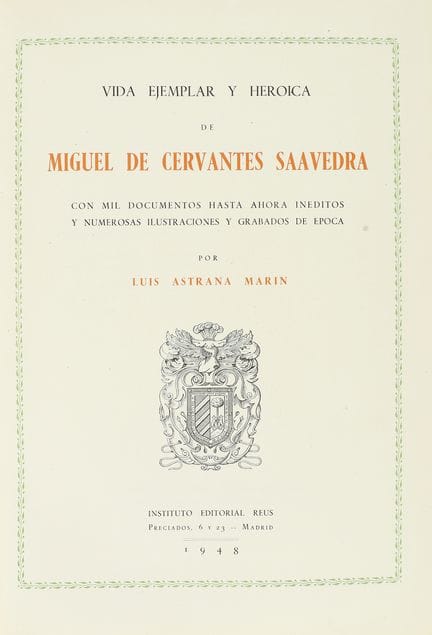 1948.  
 BOOK.  
 (CERVANTINA).  
 ASTRANA MARIN, 