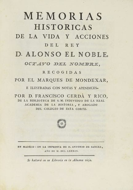 1783.  
 LIVRE.  
 (HISTOIRE DE L'ESPAGNE).  
 MÉM