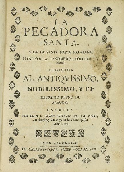 1688.  
 LIVRE.  
 (LITTÉRATURE - CALATAYUD).  
 E