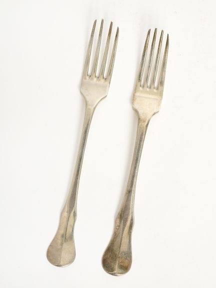 Orfèvrerie Bruxelles 1790
Paire de fourchettes.