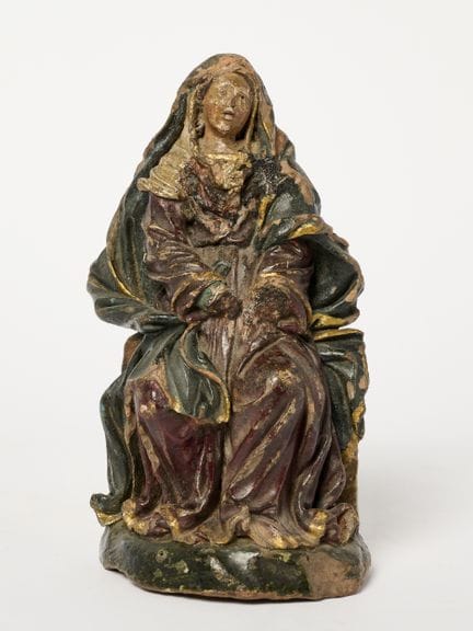 France ou Flandre XVIIIe - Bois polychrome
Vierge 