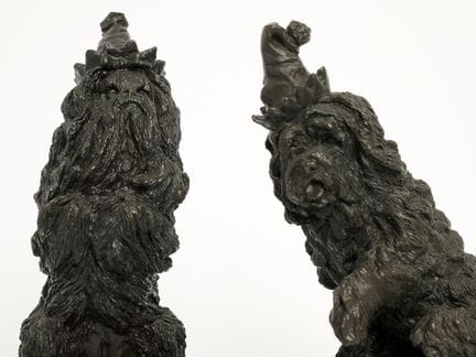 Christine BALDWIN (1943-2014) 
Chiens de cirques. 